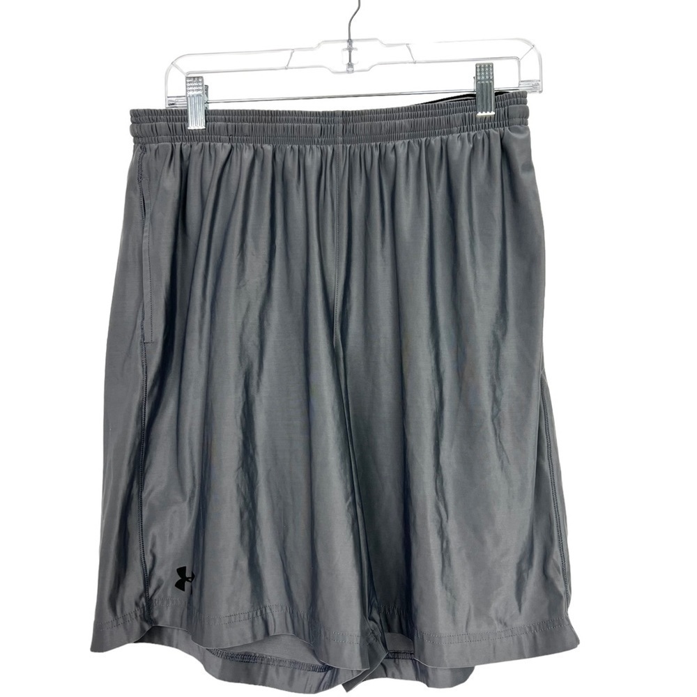 Under Armour Gray Loose Fit Gym Shorts Large